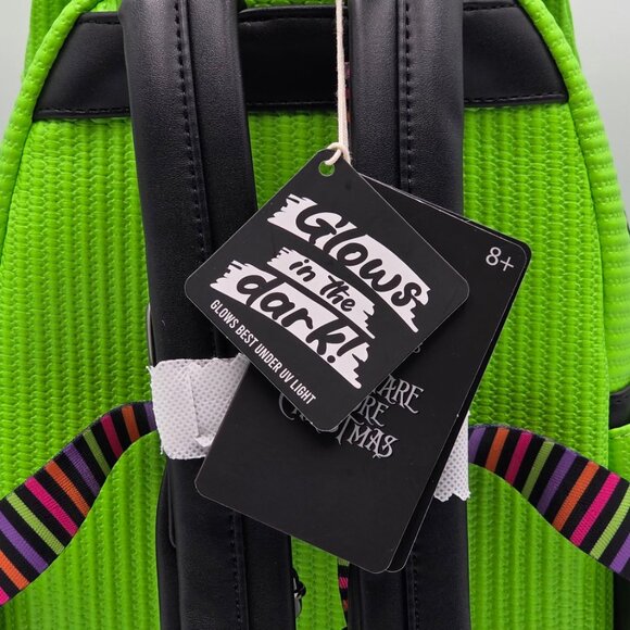 Loungefly Disney The Nightmare Before Christmas Oogie Boogie GITD Mini Backpack - Picture 6 of 8